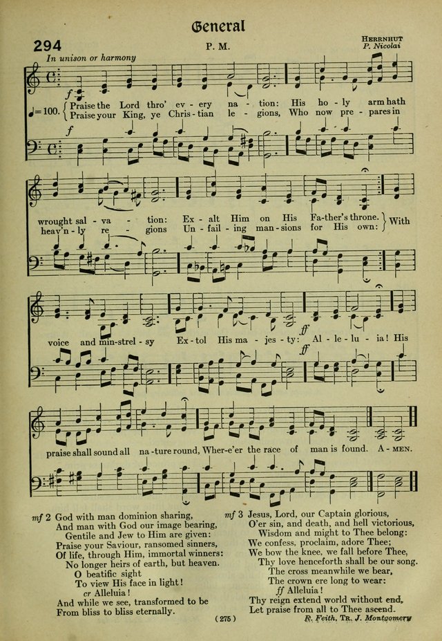 The Church Hymnal: containing hymns approved and set forth by the general conventions of 1892 and 1916; together with hymns for the use of guilds and brotherhoods, and for special occasions (Rev. ed) page 276