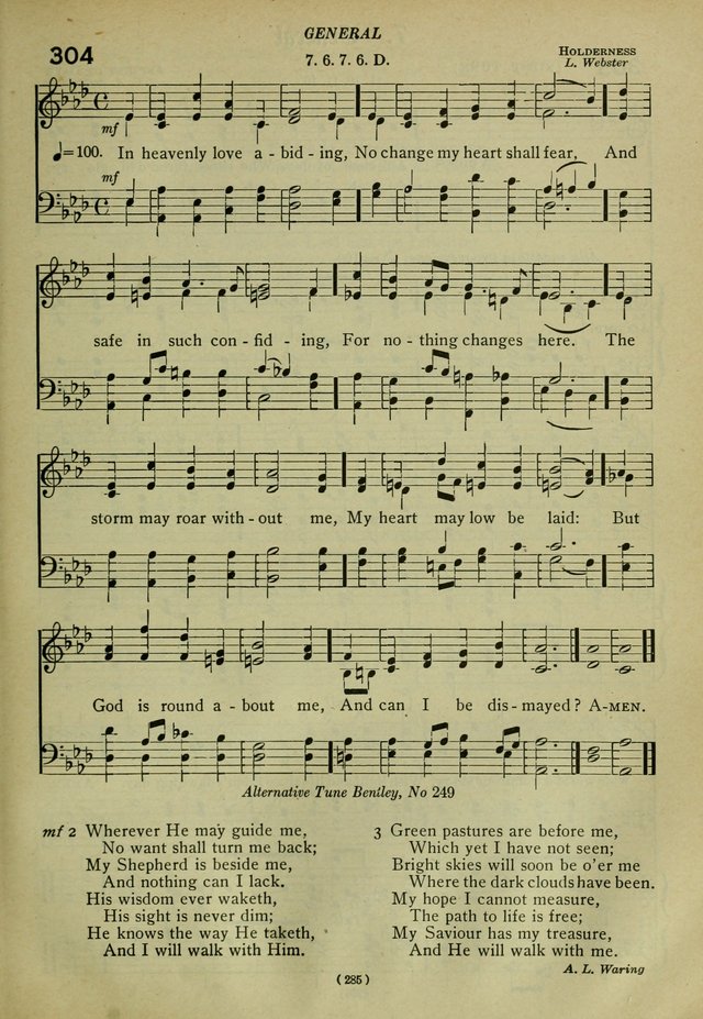 The Church Hymnal: containing hymns approved and set forth by the general conventions of 1892 and 1916; together with hymns for the use of guilds and brotherhoods, and for special occasions (Rev. ed) page 286