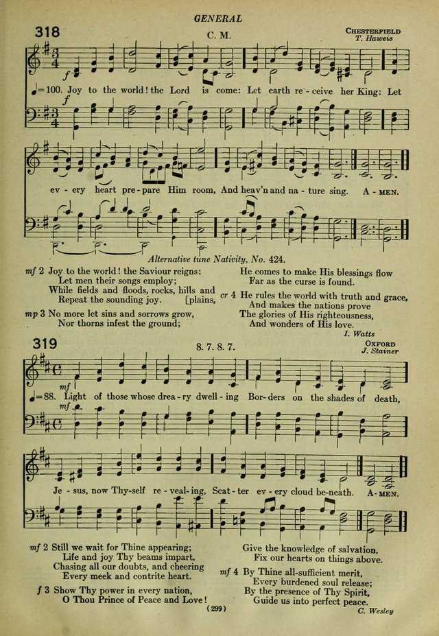 The Church Hymnal: containing hymns approved and set forth by the general conventions of 1892 and 1916; together with hymns for the use of guilds and brotherhoods, and for special occasions (Rev. ed) page 300