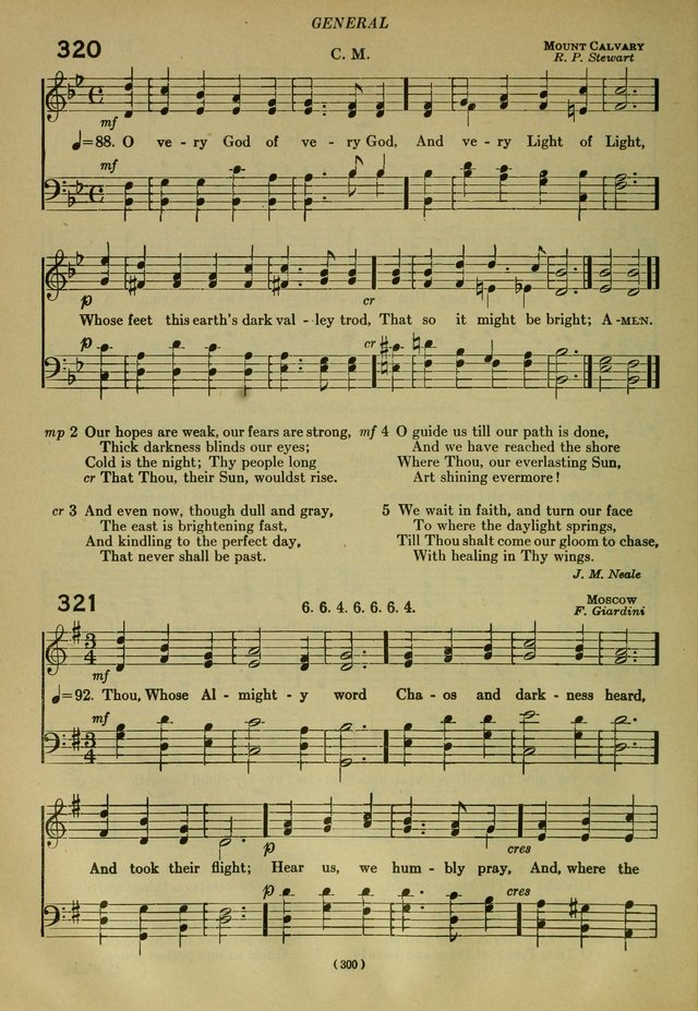 The Church Hymnal: containing hymns approved and set forth by the general conventions of 1892 and 1916; together with hymns for the use of guilds and brotherhoods, and for special occasions (Rev. ed) page 301