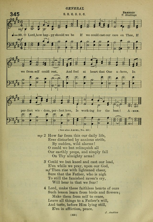The Church Hymnal: containing hymns approved and set forth by the general conventions of 1892 and 1916; together with hymns for the use of guilds and brotherhoods, and for special occasions (Rev. ed) page 324