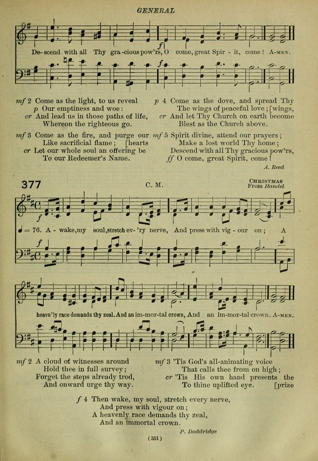 The Church Hymnal: containing hymns approved and set forth by the general conventions of 1892 and 1916; together with hymns for the use of guilds and brotherhoods, and for special occasions (Rev. ed) page 352