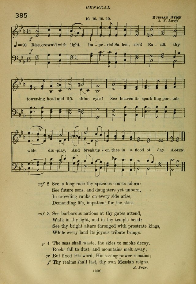 The Church Hymnal: containing hymns approved and set forth by the general conventions of 1892 and 1916; together with hymns for the use of guilds and brotherhoods, and for special occasions (Rev. ed) page 361