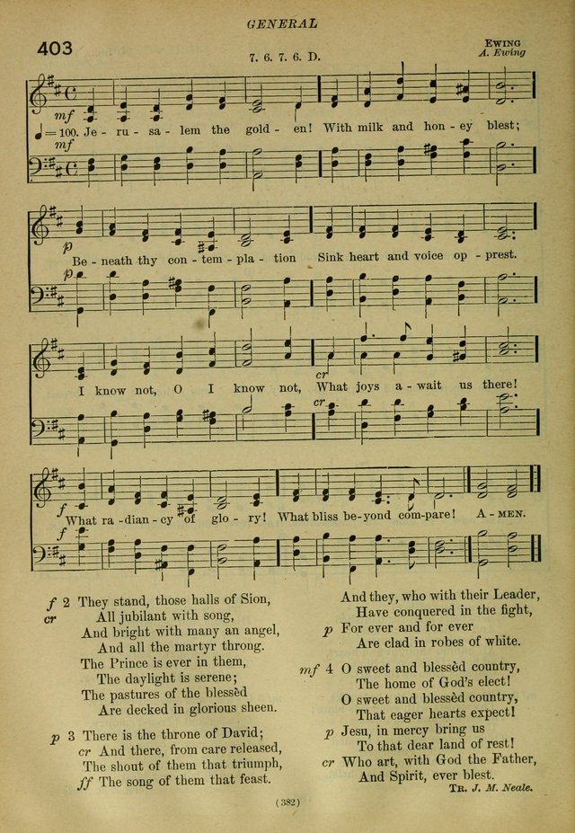 The Church Hymnal: containing hymns approved and set forth by the general conventions of 1892 and 1916; together with hymns for the use of guilds and brotherhoods, and for special occasions (Rev. ed) page 383