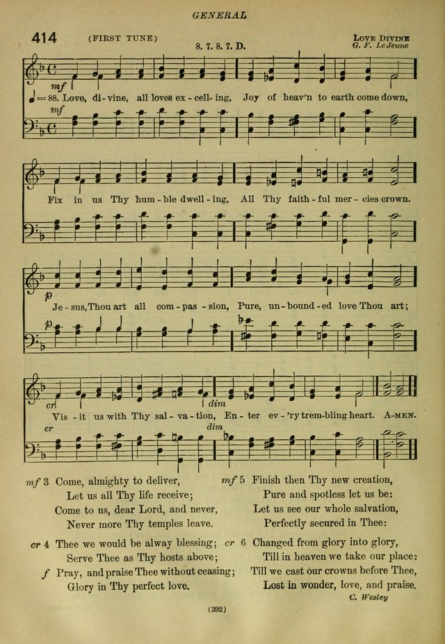 The Church Hymnal: containing hymns approved and set forth by the general conventions of 1892 and 1916; together with hymns for the use of guilds and brotherhoods, and for special occasions (Rev. ed) page 393
