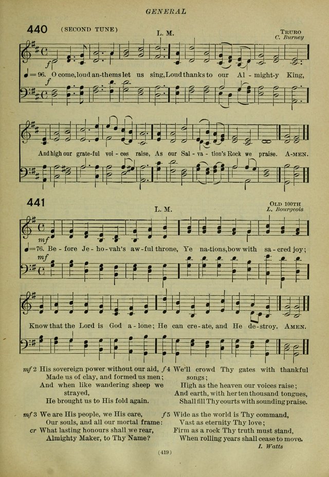 The Church Hymnal: containing hymns approved and set forth by the general conventions of 1892 and 1916; together with hymns for the use of guilds and brotherhoods, and for special occasions (Rev. ed) page 420