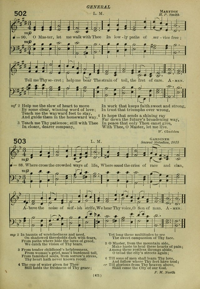 The Church Hymnal: containing hymns approved and set forth by the general conventions of 1892 and 1916; together with hymns for the use of guilds and brotherhoods, and for special occasions (Rev. ed) page 472