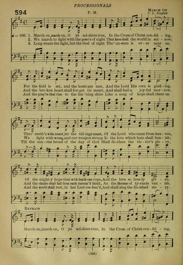 The Church Hymnal: containing hymns approved and set forth by the general conventions of 1892 and 1916; together with hymns for the use of guilds and brotherhoods, and for special occasions (Rev. ed) page 555