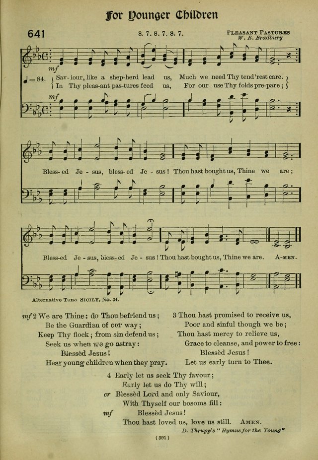 The Church Hymnal: containing hymns approved and set forth by the general conventions of 1892 and 1916; together with hymns for the use of guilds and brotherhoods, and for special occasions (Rev. ed) page 594