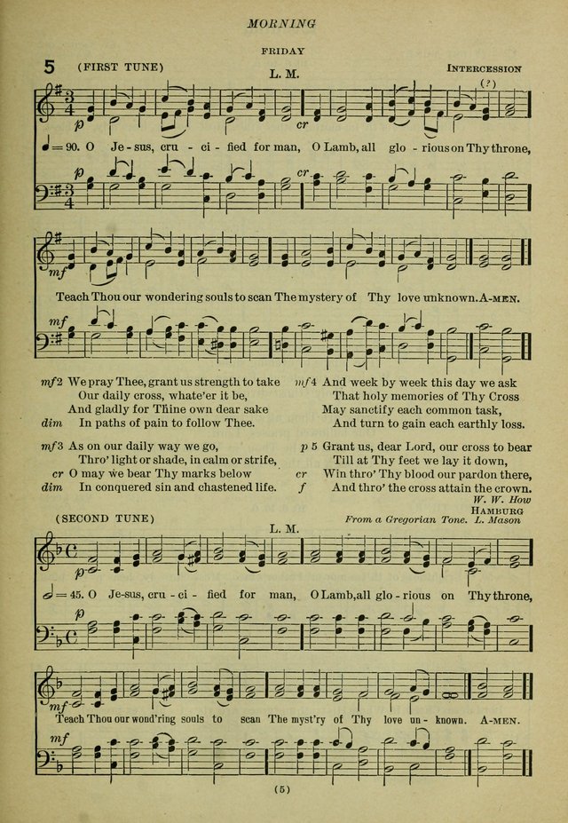 The Church Hymnal: containing hymns approved and set forth by the general conventions of 1892 and 1916; together with hymns for the use of guilds and brotherhoods, and for special occasions (Rev. ed) page 6
