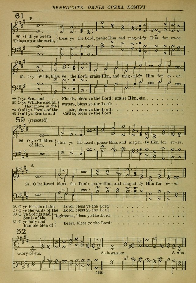 The Church Hymnal: containing hymns approved and set forth by the general conventions of 1892 and 1916; together with hymns for the use of guilds and brotherhoods, and for special occasions (Rev. ed) page 651