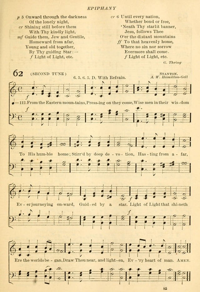 The Church Hymnal: revised and enlarged in accordance with the action of the General Convention of the Protestant Episcopal Church in the United States of America in the year of our Lord 1892... page 142