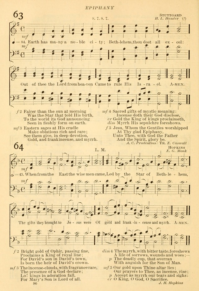 The Church Hymnal: revised and enlarged in accordance with the action of the General Convention of the Protestant Episcopal Church in the United States of America in the year of our Lord 1892... page 143