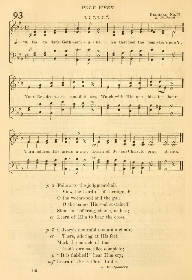 The Church Hymnal: revised and enlarged in accordance with the action of the General Convention of the Protestant Episcopal Church in the United States of America in the year of our Lord 1892... page 173