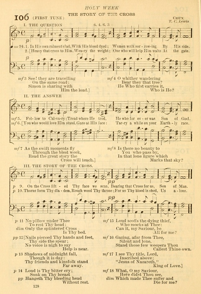The Church Hymnal: revised and enlarged in accordance with the action of the General Convention of the Protestant Episcopal Church in the United States of America in the year of our Lord 1892... page 185