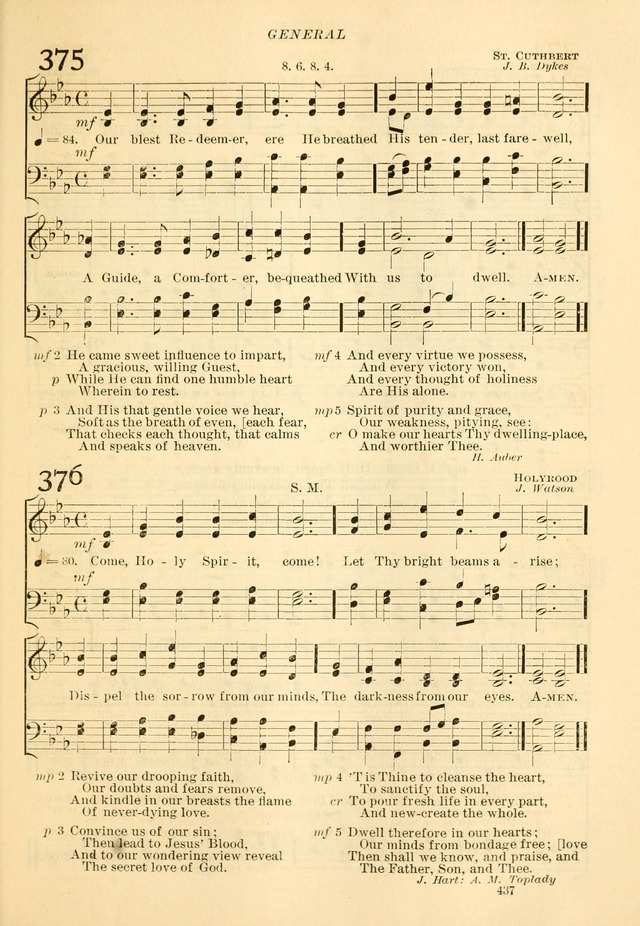 The Church Hymnal: revised and enlarged in accordance with the action of the General Convention of the Protestant Episcopal Church in the United States of America in the year of our Lord 1892... page 494