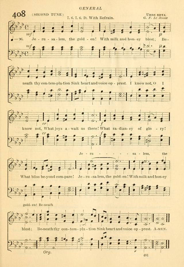 The Church Hymnal: revised and enlarged in accordance with the action of the General Convention of the Protestant Episcopal Church in the United States of America in the year of our Lord 1892... page 538