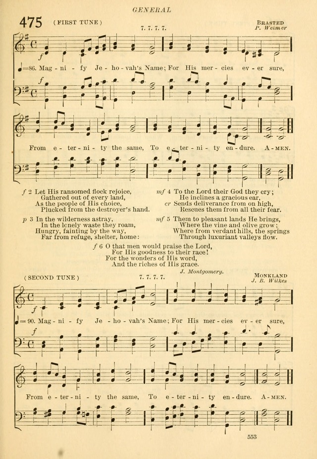 The Church Hymnal: revised and enlarged in accordance with the action of the General Convention of the Protestant Episcopal Church in the United States of America in the year of our Lord 1892... page 610