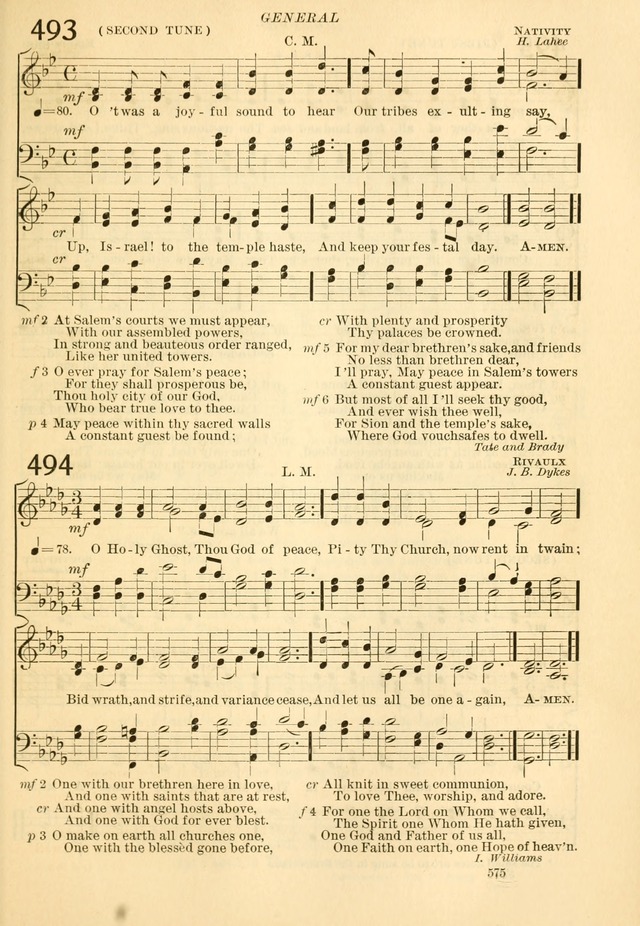 The Church Hymnal: revised and enlarged in accordance with the action of the General Convention of the Protestant Episcopal Church in the United States of America in the year of our Lord 1892... page 632