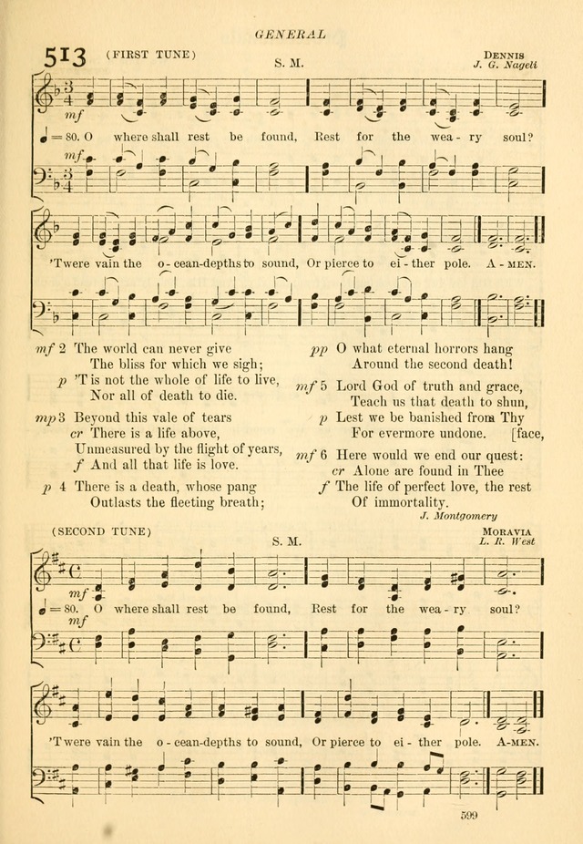 The Church Hymnal: revised and enlarged in accordance with the action of the General Convention of the Protestant Episcopal Church in the United States of America in the year of our Lord 1892... page 656