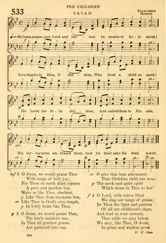 The Church Hymnal: revised and enlarged in accordance with the action of the General Convention of the Protestant Episcopal Church in the United States of America in the year of our Lord 1892... page 697