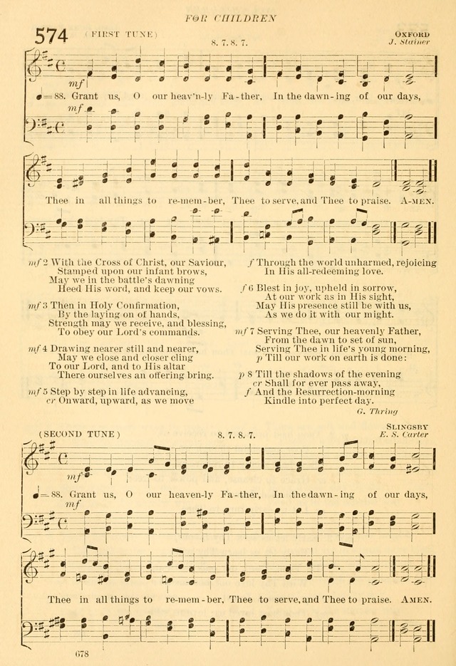 The Church Hymnal: revised and enlarged in accordance with the action of the General Convention of the Protestant Episcopal Church in the United States of America in the year of our Lord 1892... page 735