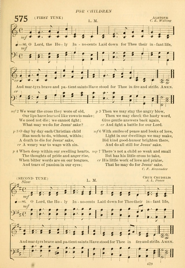 The Church Hymnal: revised and enlarged in accordance with the action of the General Convention of the Protestant Episcopal Church in the United States of America in the year of our Lord 1892... page 736