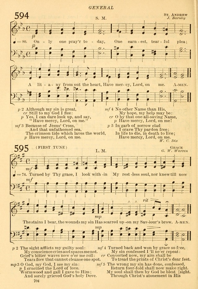 The Church Hymnal: revised and enlarged in accordance with the action of the General Convention of the Protestant Episcopal Church in the United States of America in the year of our Lord 1892... page 761