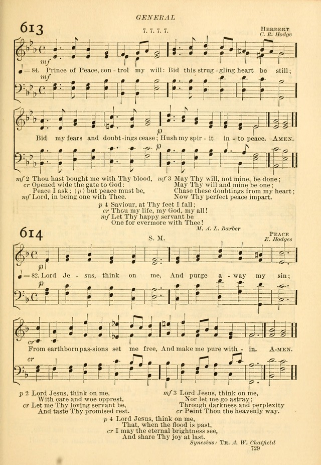 The Church Hymnal: revised and enlarged in accordance with the action of the General Convention of the Protestant Episcopal Church in the United States of America in the year of our Lord 1892... page 786