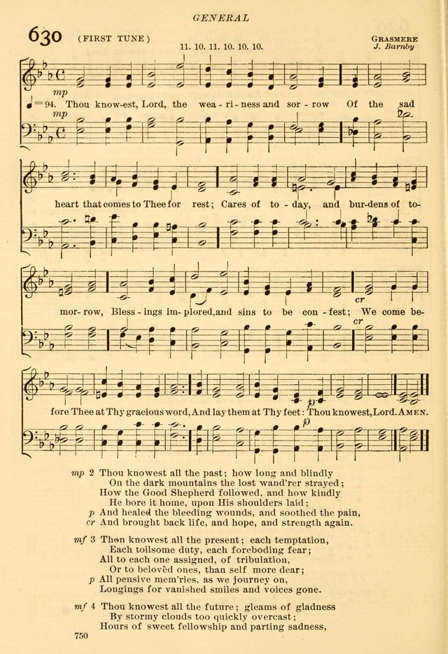 The Church Hymnal: revised and enlarged in accordance with the action of the General Convention of the Protestant Episcopal Church in the United States of America in the year of our Lord 1892... page 807