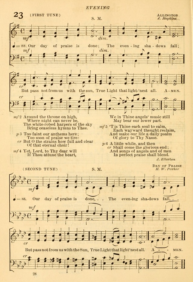 The Church Hymnal: revised and enlarged in accordance with the action of the General Convention of the Protestant Episcopal Church in the United States of America in the year of our Lord 1892... page 85