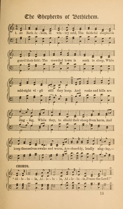 Carols, Hymns, and Songs page 15