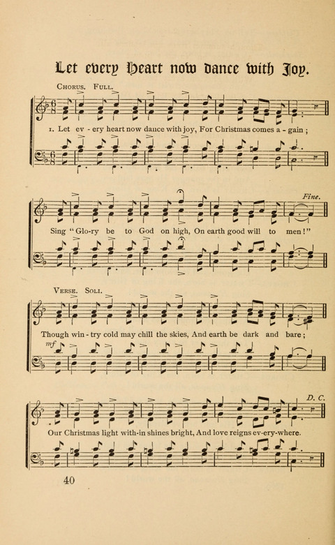 Carols, Hymns, and Songs page 40