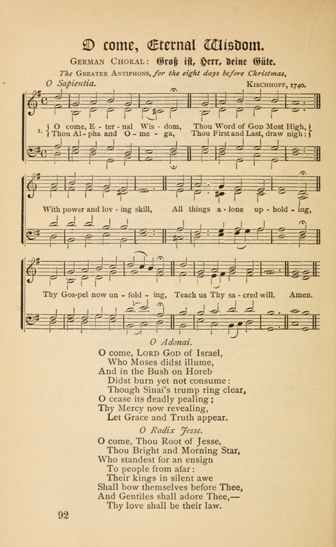 Carols, Hymns, and Songs page 92