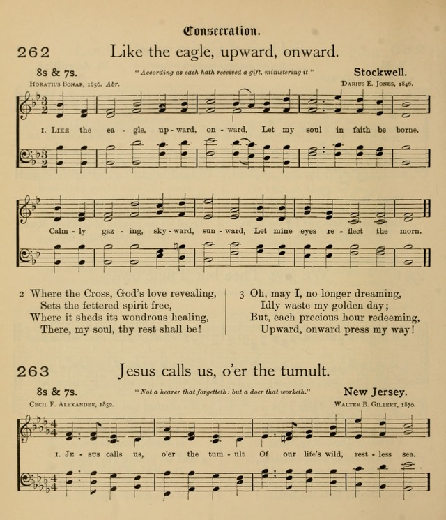 College Hymnal: a selection of Christian praise-songs for the uses of worship in universities, colleges and advanced schools. page 185