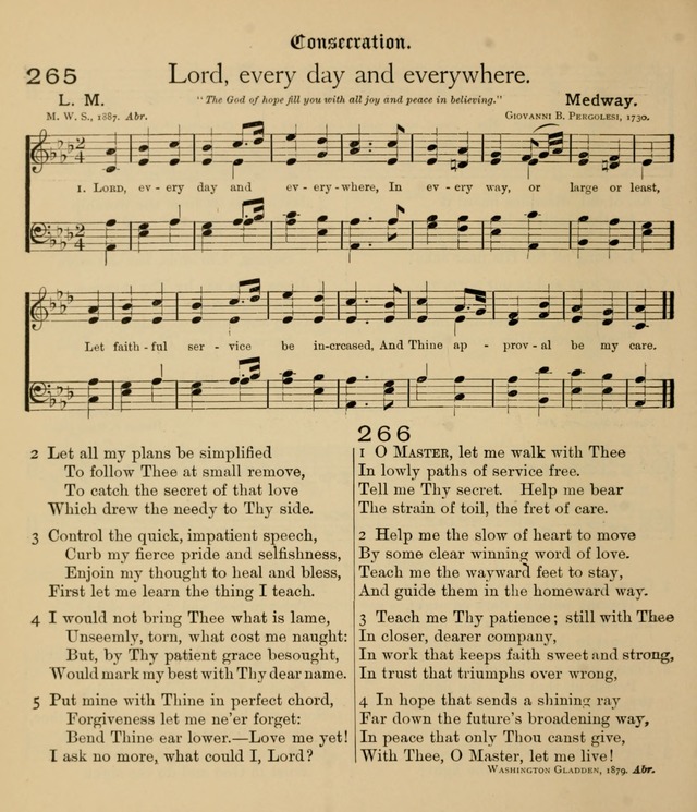 College Hymnal: a selection of Christian praise-songs for the uses of worship in universities, colleges and advanced schools. page 187