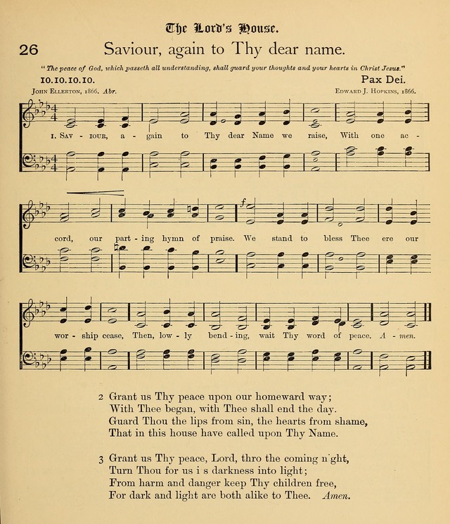 College Hymnal: a selection of Christian praise-songs for the uses of worship in universities, colleges and advanced schools. page 30