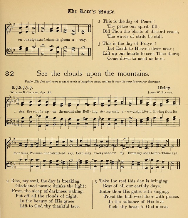 College Hymnal: a selection of Christian praise-songs for the uses of worship in universities, colleges and advanced schools. page 34