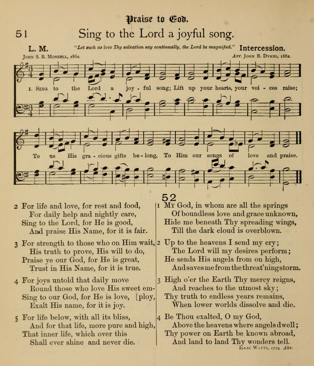 College Hymnal: a selection of Christian praise-songs for the uses of worship in universities, colleges and advanced schools. page 45