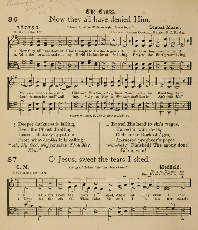 College Hymnal: a selection of Christian praise-songs for the uses of worship in universities, colleges and advanced schools. page 69
