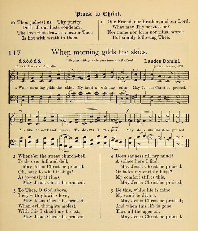 College Hymnal: a selection of Christian praise-songs for the uses of worship in universities, colleges and advanced schools. page 92