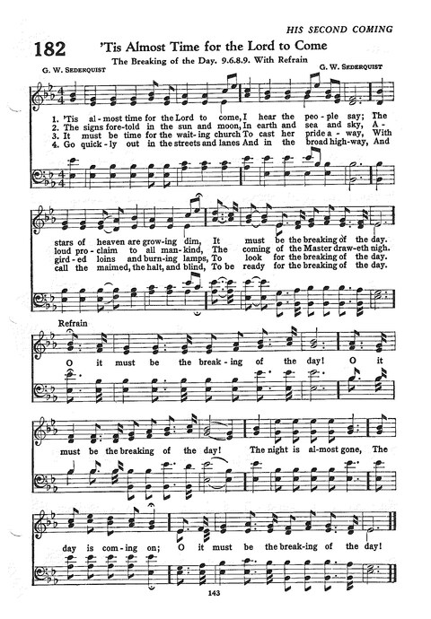 The Church Hymnal: the official hymnal of the Seventh-Day Adventist Church page 135