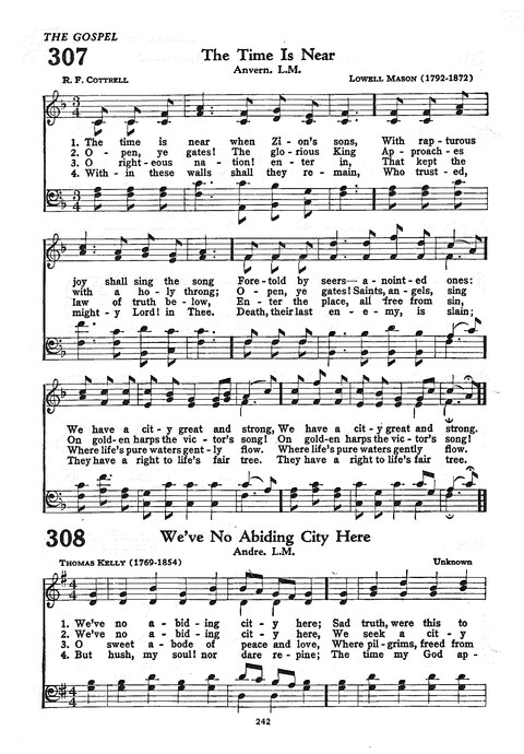 The Church Hymnal: the official hymnal of the Seventh-Day Adventist Church page 234