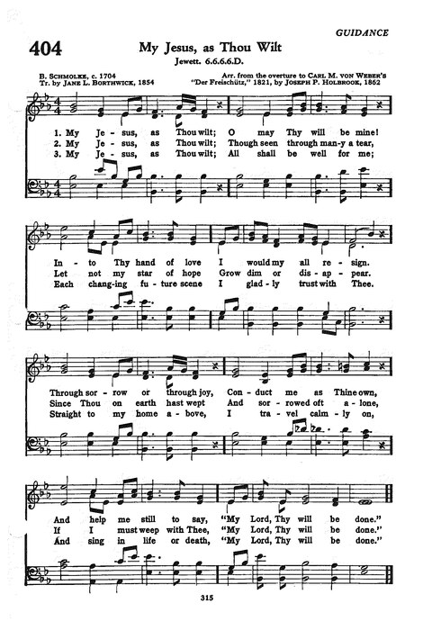 The Church Hymnal: the official hymnal of the Seventh-Day Adventist Church page 307