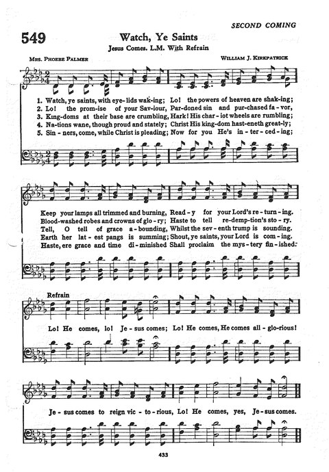 The Church Hymnal: the official hymnal of the Seventh-Day Adventist Church page 425