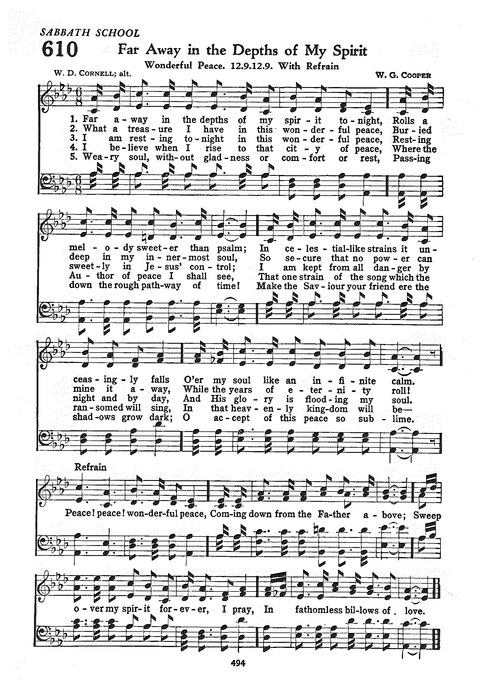 The Church Hymnal: the official hymnal of the Seventh-Day Adventist Church page 486