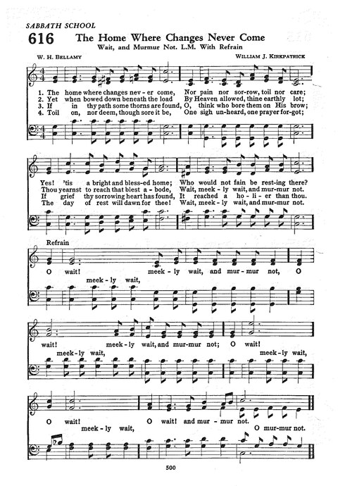 The Church Hymnal: the official hymnal of the Seventh-Day Adventist Church page 492