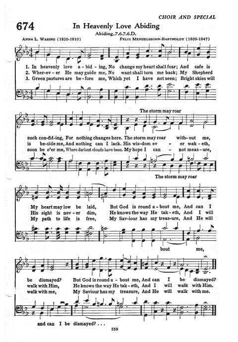 The Church Hymnal: the official hymnal of the Seventh-Day Adventist Church page 551