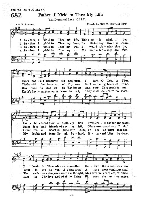 The Church Hymnal: the official hymnal of the Seventh-Day Adventist Church page 560