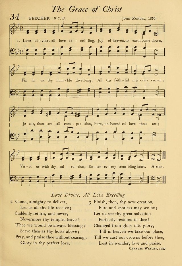 The Council Hymnal: a selection of hymns and tunes chosen from the Pilgrim Hymnal for the use of the National Council of Congregational Churches page 25
